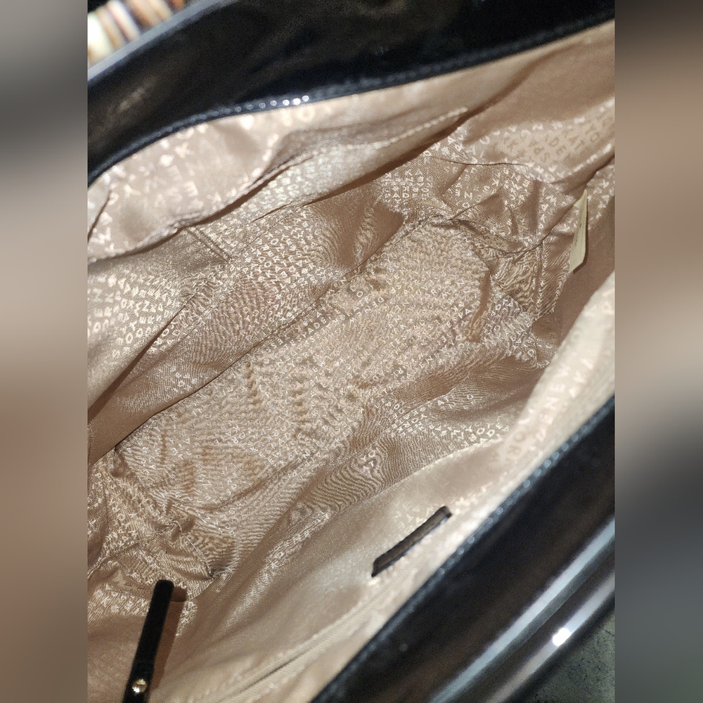 Kate Spade New York "Let Sparkles Fly" Black Fireworks Large Tote Purse - Picture 10 of 10